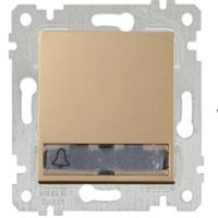 RİTA MEK TUŞ IŞIKLI ZİL ETİK. ÇAĞIRMA(12V)(KLİPSLİ 1